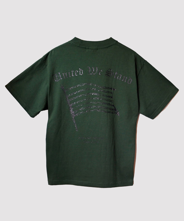 IRONCHAIN × BLUD  “UNITED WE STAND”  GARMENT DYE SS TEE