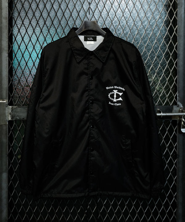 IRONCHAIN × BLUD  “UNITED WE STAND”  COACH JACKET