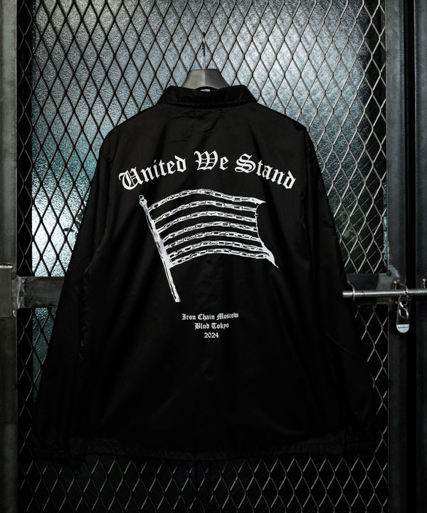 IRONCHAIN × BLUD  “UNITED WE STAND”  COACH JACKET