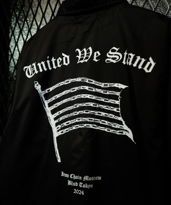 IRONCHAIN × BLUD  “UNITED WE STAND”  COACH JACKET